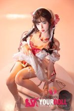 Shedoll Chulin(楚琳) 160cm Cカップ フルシリコン 顎機能追加可 愛嬌 美乳 ラブドール - 画像 (21)