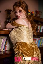 Starpery Ivory 161cm Hカップ Light tan肌 フルシリコン ボディ材質選択可 BBW 肥満 艶美 熟女 外人 ラブドール - 画像 (8)