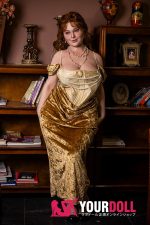 Starpery Ivory 161cm Hカップ Light tan肌 フルシリコン ボディ材質選択可 BBW 肥満 艶美 熟女 外人 ラブドール - 画像 (23)