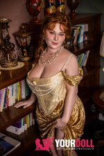 Starpery Ivory 161cm Hカップ Light tan肌 フルシリコン ボディ材質選択可 BBW 肥満 艶美 熟女 外人 ラブドール - 画像 (27)