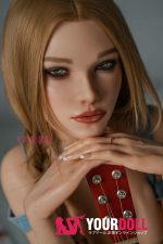 Aibei Doll Aria #AB23 158cm Fカップ フルシリコン 顎機能付き ボディ選択可 White肌 肉付きの良い唇 ラブドール - 画像 (4)