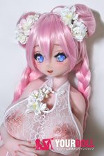 ElsaBabe 莫莉(Molly) AHR018 130cm-L ピンク肌 フルシリコン 肉感 デカ乳輪 陥没乳首 エッチ ラブドール - 画像 (4)