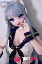 ElsaBabe 斎藤雪絵 RAD052 140cm-M ピンク肌 フルシリコン 猫系彼女 愛嬌 ラブドール - 画像 (2)