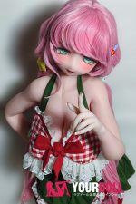 ElsaBabe 歌川美希 RAD051 148cm-L ピンク肌 フルシリコン 裸エプロン 新妻 欲情 舌出し ラブドール - 画像 (9)