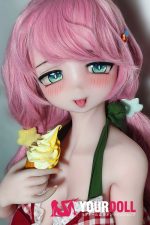 ElsaBabe 歌川美希 RAD051 148cm-L ピンク肌 フルシリコン 裸エプロン 新妻 欲情 舌出し ラブドール - 画像 (4)