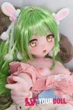 ElsaBabe 桃井光代 AHR025 125cm ピンク肌 フルシリコン エルフ耳 太眉 アニメ系 可愛い ラブドール 新品 - 画像 (11)