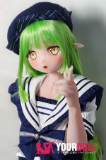 ElsaBabe 桃井光代 AHR025 148cm-L ピンク肌 フルシリコン 巨乳 アニメ系 太眉 エルフ耳 ラブドール - 画像 (2)