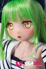 ElsaBabe 桃井光代 AHR025 148cm-L ピンク肌 フルシリコン 巨乳 アニメ系 太眉 エルフ耳 ラブドール - 画像 (4)