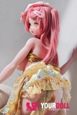 ElsaBabe 桃井光代 AHR025 144cm-M ピンク肌 フルシリコン アニメ系 太眉 エルフ耳 愛嬌 ラブドール - 画像 (14)