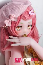 ElsaBabe 桃井光代 AHR025 144cm-M ピンク肌 フルシリコン アニメ系 太眉 エルフ耳 愛嬌 ラブドール - 画像 (4)
