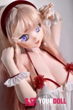 ElsaBabe 水城理沙 RAD021 148cm-M ピンク肌 フルシリコン エルフ耳 愛嬌 アニメドール - 画像 (6)