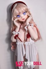 ElsaBabe 水城理沙 RAD021 148cm-M ピンク肌 フルシリコン エルフ耳 愛嬌 アニメドール - 画像 (10)