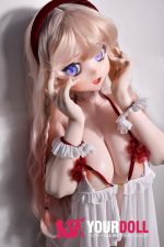 ElsaBabe 水城理沙 RAD021 148cm-M ピンク肌 フルシリコン エルフ耳 愛嬌 アニメドール - 画像 (8)