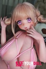 ElsaBabe 清野檸檬 RAD040 130cm-L ピンク肌 フルシリコン ハート目 照れ顔 爆乳 アニメドール - 画像 (4)