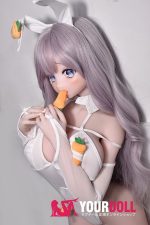 ElsaBabe 清水薄荷 RAD027 148cm-L ピンク肌 フルシリコン 泣き顔 バニーガール 楚々 巨乳 アニメドール - 画像 (2)