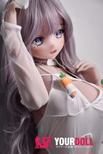 ElsaBabe 清水薄荷 RAD027 148cm-L ピンク肌 フルシリコン 泣き顔 バニーガール 楚々 巨乳 アニメドール - 画像 (4)