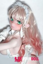 ElsaBabe 中野花澄 AHR016 140cm-M ピンク肌 フルシリコン 美人 細腰 ハート目 アニメドール - 画像 (4)