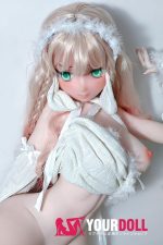 ElsaBabe 中野花澄 AHR016 140cm-M ピンク肌 フルシリコン 美人 細腰 ハート目 アニメドール - 画像 (11)
