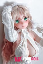 ElsaBabe 中野花澄 AHR016 140cm-M ピンク肌 フルシリコン 美人 細腰 ハート目 アニメドール - 画像 (7)