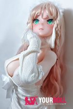 ElsaBabe 中野花澄 AHR016 140cm-M ピンク肌 フルシリコン 美人 細腰 ハート目 アニメドール - 画像 (8)