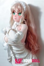ElsaBabe 中野花澄 AHR016 140cm-M ピンク肌 フルシリコン 美人 細腰 ハート目 アニメドール - 画像 (10)