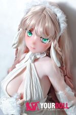 ElsaBabe 中野花澄 AHR016 140cm-M ピンク肌 フルシリコン 美人 細腰 ハート目 アニメドール - 画像 (2)