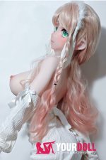 ElsaBabe 中野花澄 AHR016 140cm-M ピンク肌 フルシリコン 美人 細腰 ハート目 アニメドール - 画像 (14)