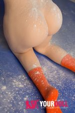 Climax 美脚 オナホール 83cm 18.8kg TPE製 Yellow肌 下半身 2穴構造 トルソー - 画像 (5)