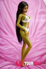 Climax Hani #Si60cm-X 1.9kg フルシリコン 1穴あり Olive肌 エルフ耳 妖艶 フィギュア 新品 - 画像 (10)