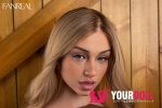 Fanreal T95 Lila 95cm Gカップ Tan肌 シリコン製 ヘッド選択可 トルソー 巨乳 巨尻 半身ラブドール - 画像 (21)