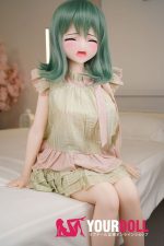 IROKEBIJIN Hina 130cm-美乳 Eカップ S-TPE製 ボディ選択可  White肌 眠り顔 アニメ彼女 ラブドール