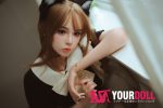JiuShengDoll 小黛 #7 149cm Bカップ フルシリコン リアルな肌質感付き ノーマル肌 メイド ちっぱい ラブドール - 画像 (21)