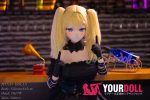 WM Dolls 米娜 #Y017 165cm Gカップ ビニール製ヘッド+シリコン製ボディ ツインテール 巨乳 ブロンド アニメドール 新品 - 画像 (20)