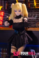 WM Dolls 米娜 #Y017 165cm Gカップ ビニール製ヘッド+シリコン製ボディ ツインテール 巨乳 ブロンド アニメドール 新品 - 画像 (5)