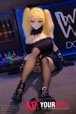 WM Dolls 米娜 #Y017 165cm Gカップ ビニール製ヘッド+シリコン製ボディ ツインテール 巨乳 ブロンド アニメドール 新品 - 画像 (6)