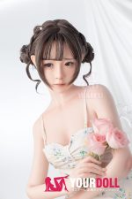 MLW Nanami(七海) #64B 顎機能付き 150cm Bカップ フルシリコン ホワイト肌 楚々 貧乳 ラブドール - 画像 (5)