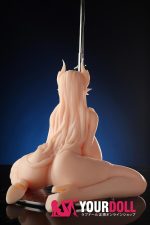 Otaku Doll 26cm 1.3KG 1穴あり シリコン製 骨格&塗装無し 爆乳 オナホール - 画像 (4)
