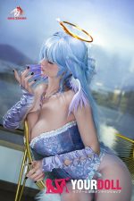 DOLLSENIOR 梦(Dream) 170cm Gカップ リアルな肌質感付き ノーマル肌 フルシリコン 顎機能付き 眠り顔 長身美女 爆乳 綺麗 ラブドール 新品 - 画像 (5)