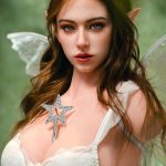 TOP-CYDOLL Lindsay 110cm Eカップ フルシリコン トルソー リアルな肌質感付き ヘッド選択可 Natural肌 画像通りのヘッドに付け耳同梱 半身ラブドール