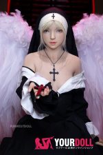 Funwest Giselle #056SJ 159cm Aカップ White肌 フルシリコン 顎機能付き シスター 貧乳 ラブドール - 画像 (4)