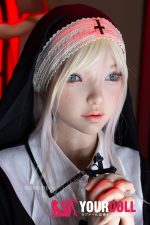 Funwest Giselle #056SJ 159cm Aカップ White肌 フルシリコン 顎機能付き シスター 貧乳 ラブドール - 画像 (7)