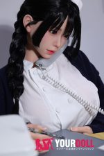 Fudoll 覃星悦 166cm Eカップ フルシリコン リアルな肌質感付き 顎機能付き 巨乳 ナースプレイ 美人 ラブドール - 画像 (4)