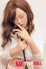 Fudoll 環奈(眠り顔) 148cm Dカップ フルシリコン リアルな肌質感付き 顎機能付き スリム ラブドール - 画像 (14)