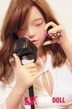 Fudoll 環奈(眠り顔) 148cm Dカップ フルシリコン リアルな肌質感付き 顎機能付き スリム ラブドール - 画像 (11)