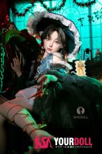 Shedoll Jiangxiaotang(江小棠) 160cm Cカップ フルシリコン ハロウィーン 顎機能追加可 ヤンデレ 美脚 リアルドール - 画像 (3)
