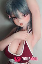 ElsaBabe 小川梨花 RAD048 148cm-L ピンク肌 フルシリコン スポーツ女子 腋フェチ 八重歯 ラブドール
