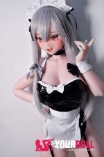 ElsaBabe 相原香耶 RAD046 144cm-M ピンク肌 フルシリコン ドヤ顔 メイド 細腰 アニメドール - 画像 (12)