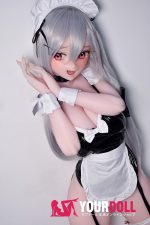 ElsaBabe 相原香耶 RAD046 144cm-M ピンク肌 フルシリコン ドヤ顔 メイド 細腰 アニメドール - 画像 (10)