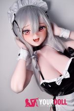 ElsaBabe 相原香耶 RAD046 144cm-M ピンク肌 フルシリコン ドヤ顔 メイド 細腰 アニメドール