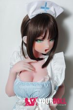 ElsaBabe 小川梨花 RAD048 148cm-L ピンク肌 フルシリコン ナースプレイ いたずらっ子 巨乳 アニメドール - 画像 (6)